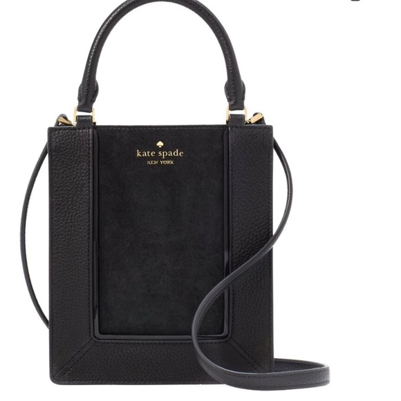 kate spade Handbags - Kate Spade Lena Black Mini Tote Crossbody Bag New